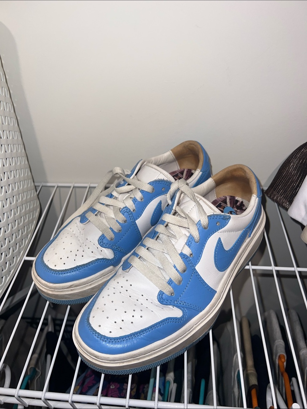 Nike Women’s Low-Top Sneakers - White and Light Blue